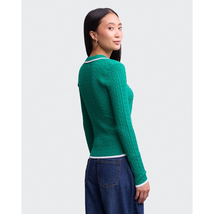 Chompa Mujer Cona Verde Cadmiun