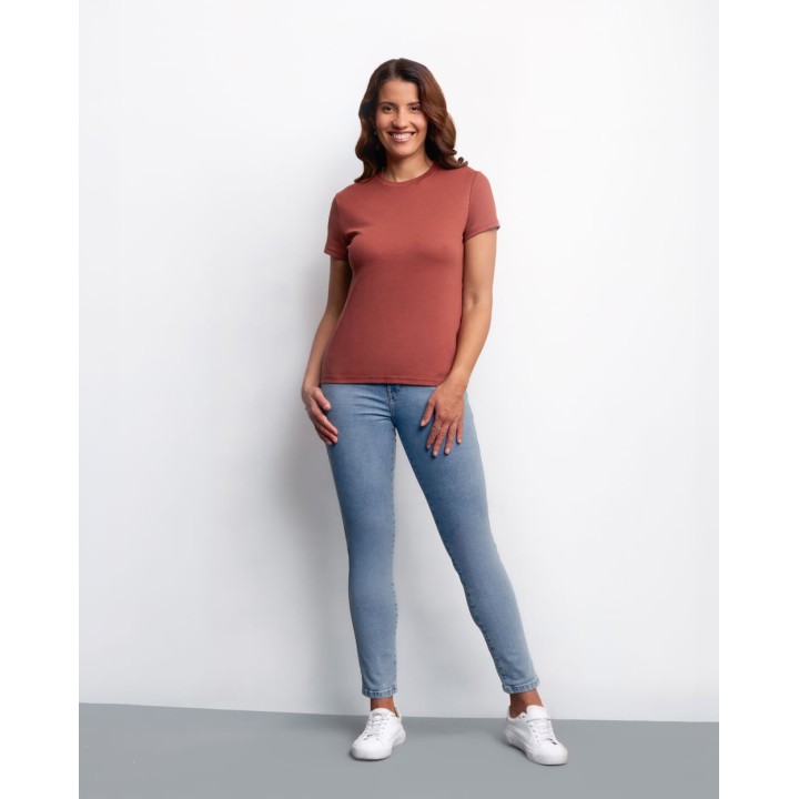 Polo Mujer Isaura Teja Oscuro