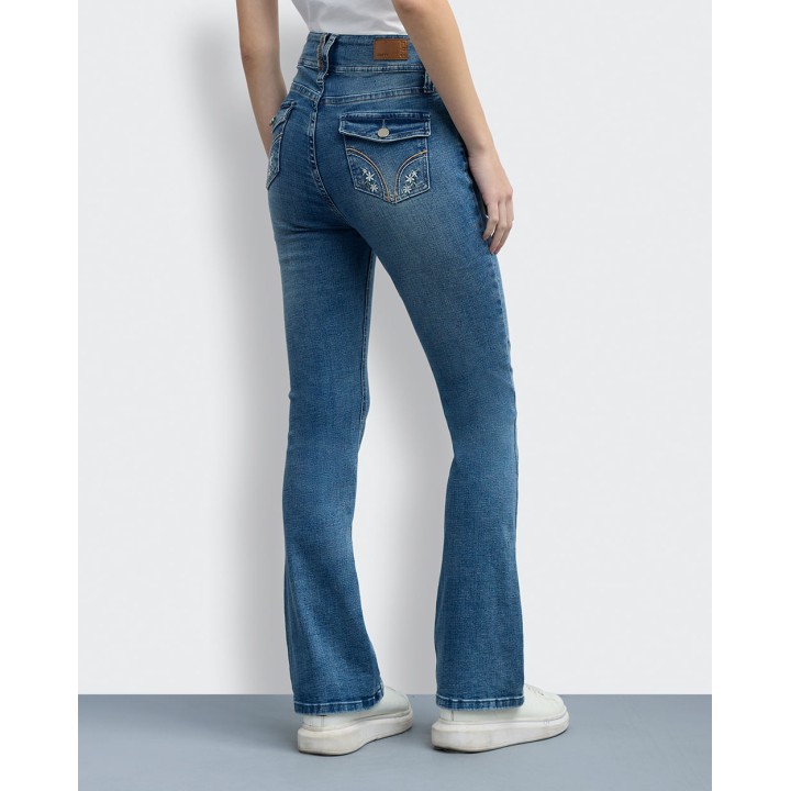 Jean Mujer Carme Dirty Wash
