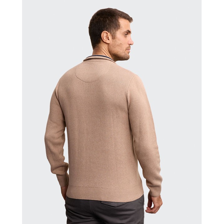 Chompa Hombre Thiago Beige Melange