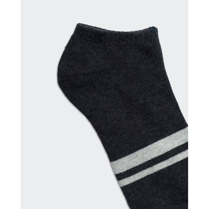Calcetines Pack x 3 Hombre Cales Gris/blanco/negro