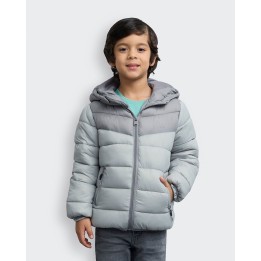 Casaca Niño Billy Gris Cemento