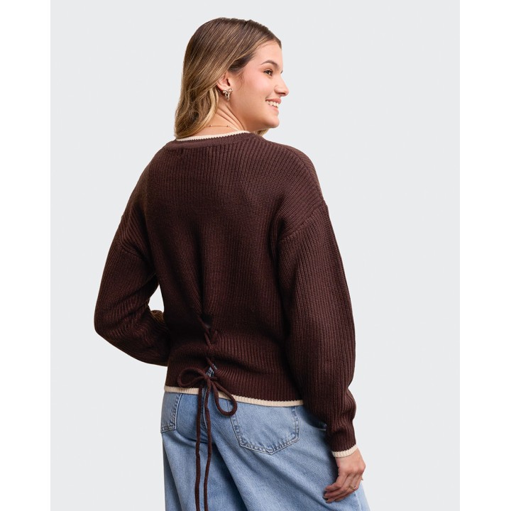 Chompa Mujer Saray Marron