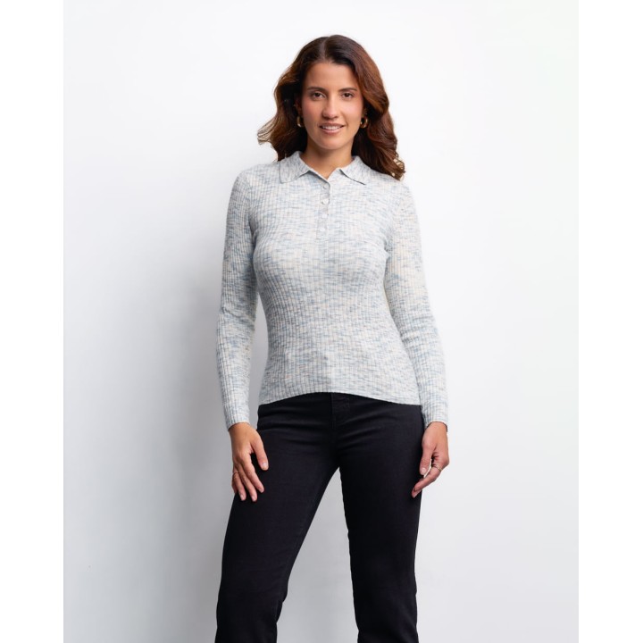 Chompa Mujer Zhira Celeste Royal