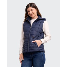 Chaleco Mujer Paola Azul Mora