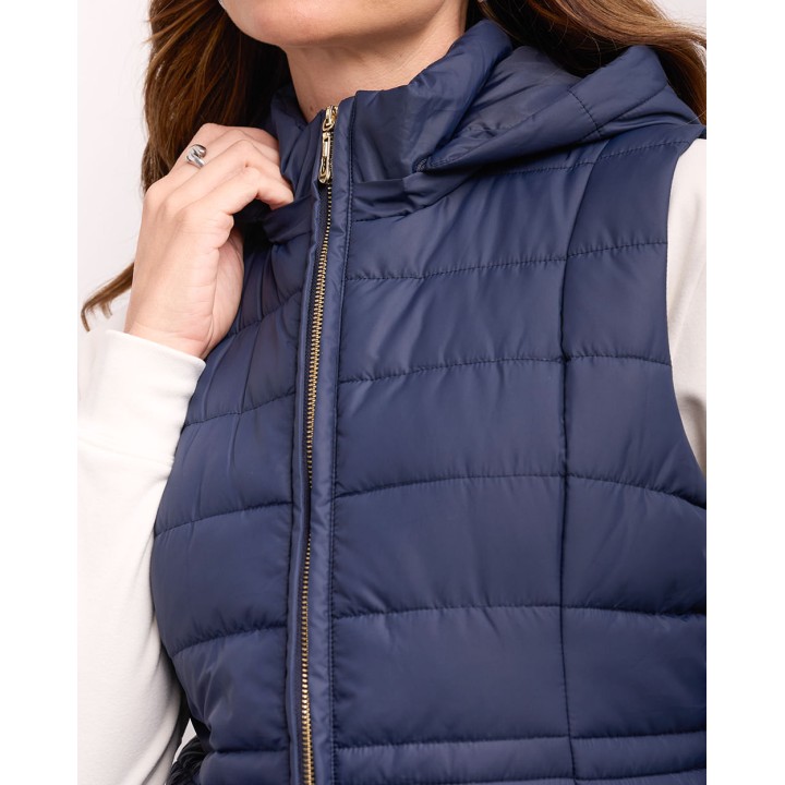 Chaleco Mujer Paola Azul Mora