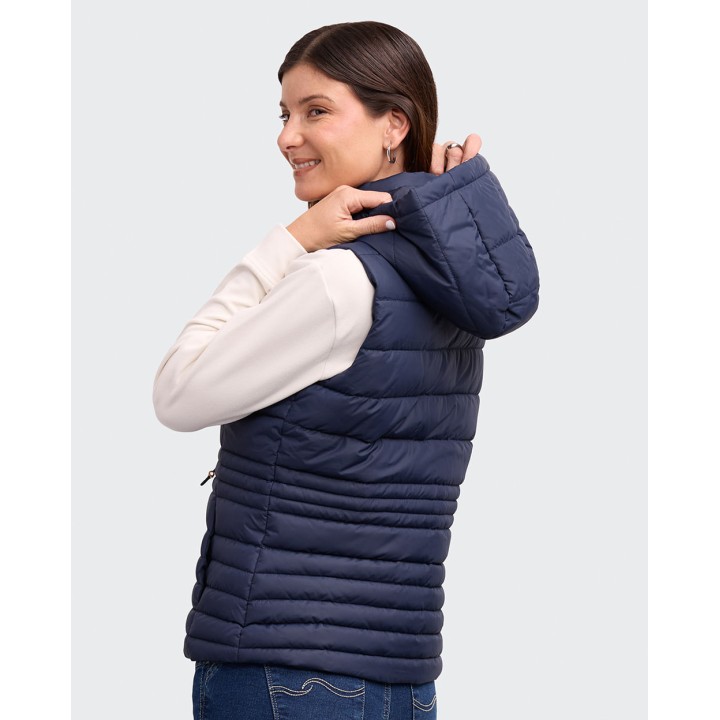 Chaleco Mujer Paola Azul Mora