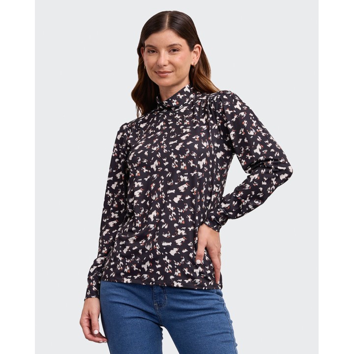 Polo Mujer Flavia Negro