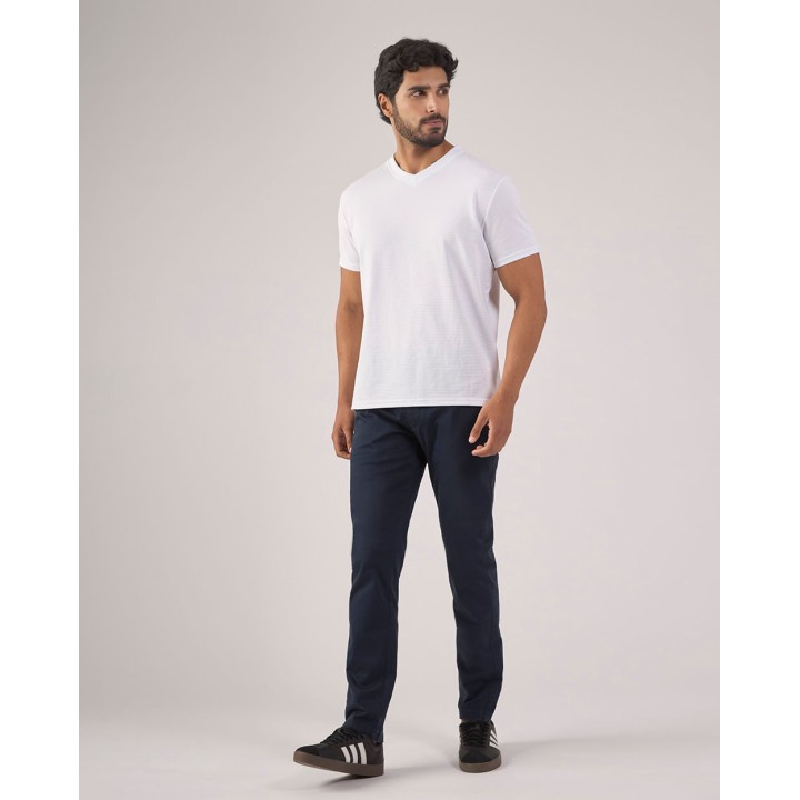 Polo Hombre Jake Blanco Optico