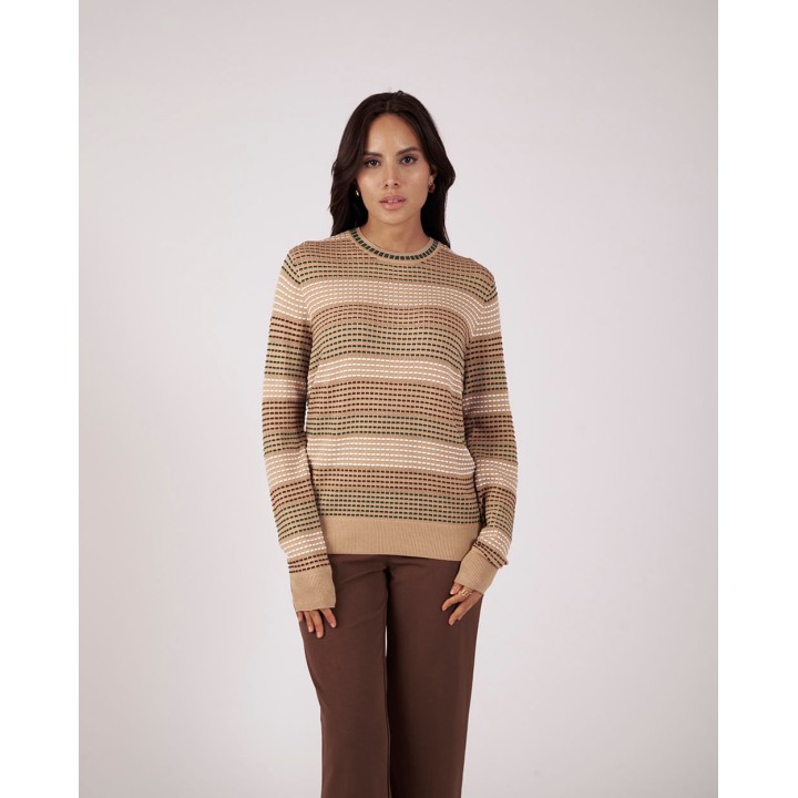Chompa Mujer Milenka Beige Arena