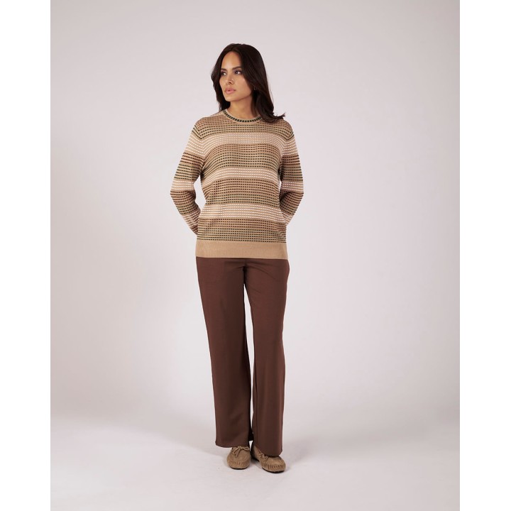 Chompa Mujer Milenka Beige Arena