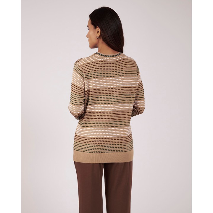 Chompa Mujer Milenka Beige Arena