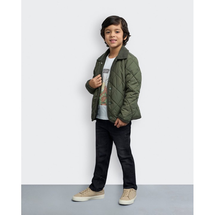 Casaca Niño Alex Verde Bronze
