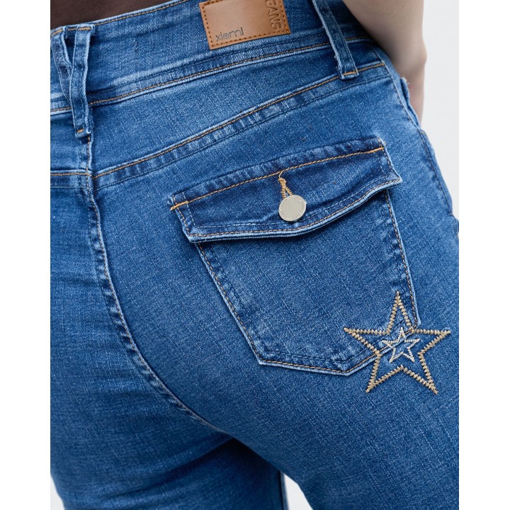Jean Mujer Carme Medium Wash