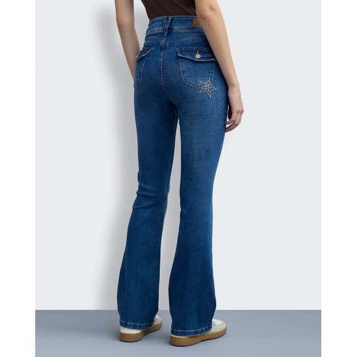 Jean Mujer Carme Medium Wash