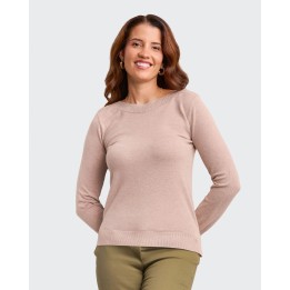 Chompa Mujer Namora Beige Melange