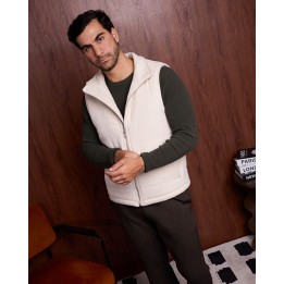 Chaleco Hombre Rafo Beige Arena