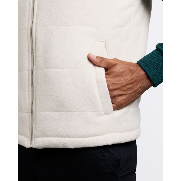 Chaleco Hombre Rafo Beige Arena