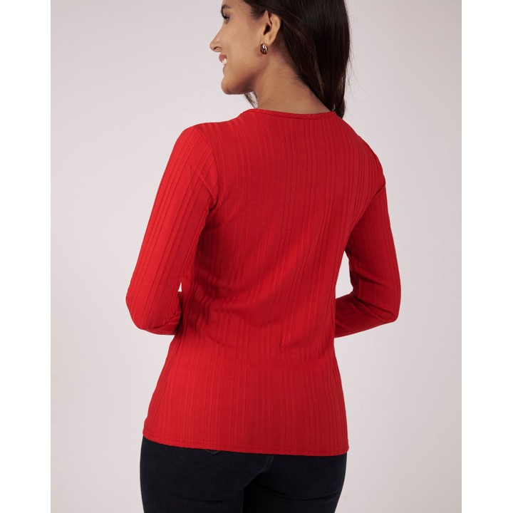 Polo Mujer Braulia Rojo Rubi