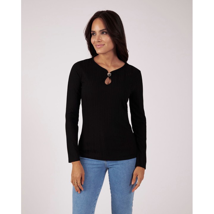 Polo Mujer Braulia Negro