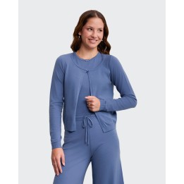 Chompa Mujer Dayla Acero Denim