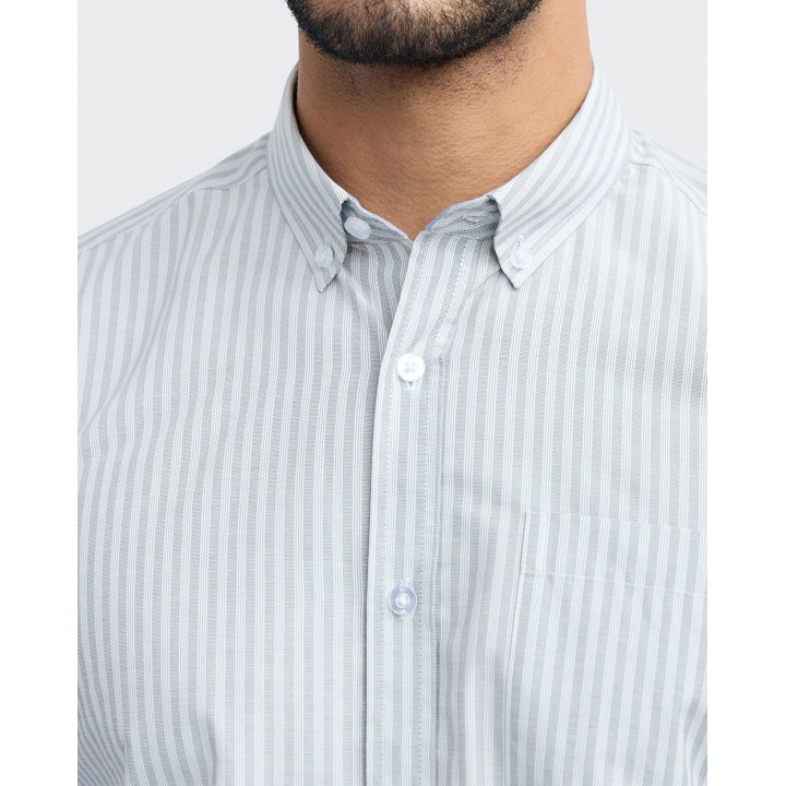 Camisa Hombre Piedro Gris Claro