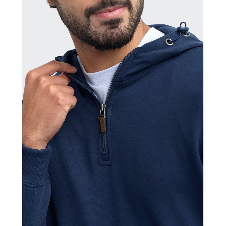 Polera Hombre Edu Azul Oxford