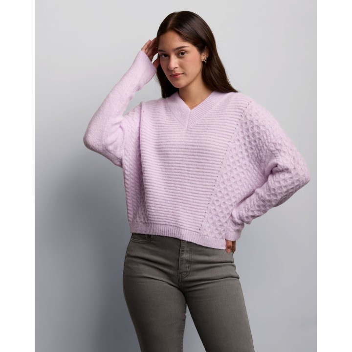 Chompa Mujer Yesli Lila Violeta