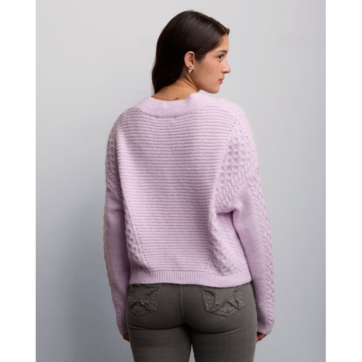 Chompa Mujer Yesli Lila Violeta