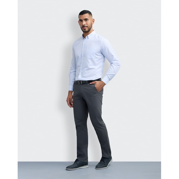 Camisa Hombre Piedro Celeste Lavanda