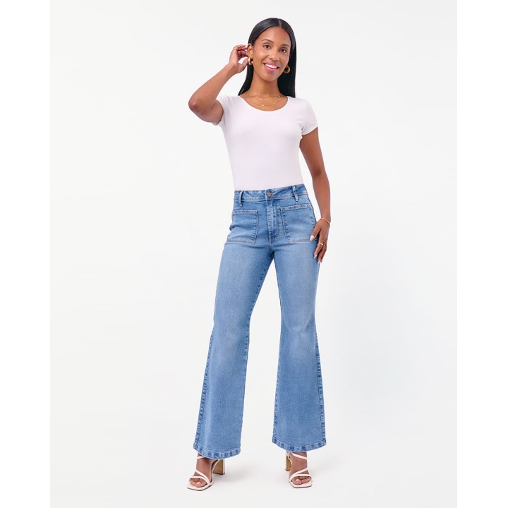 Jean Mujer Yeral Total Bleach