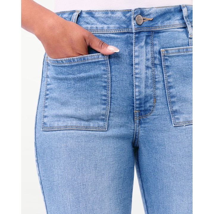 Jean Mujer Yeral Total Bleach