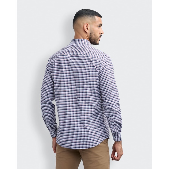 Camisa Hombre Piedro Azul Dutty