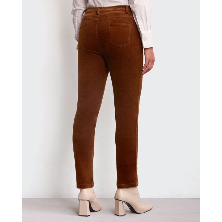 Pantalón Mujer Tana Marron Chocolate