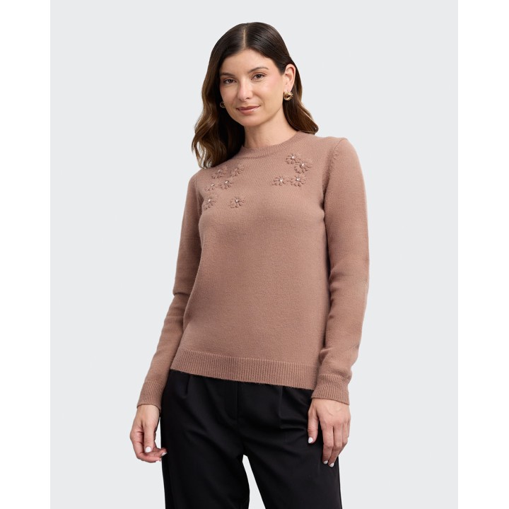 Chompa Mujer Chelsea Marron Cocoa