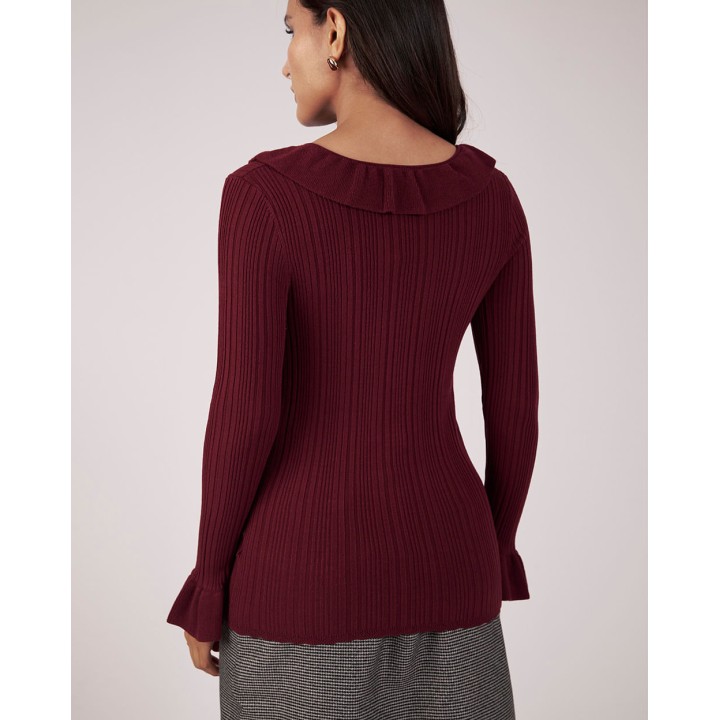 Polo Mujer Babette Borgoña