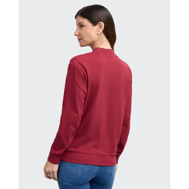 Polera Mujer Caro Borgoña