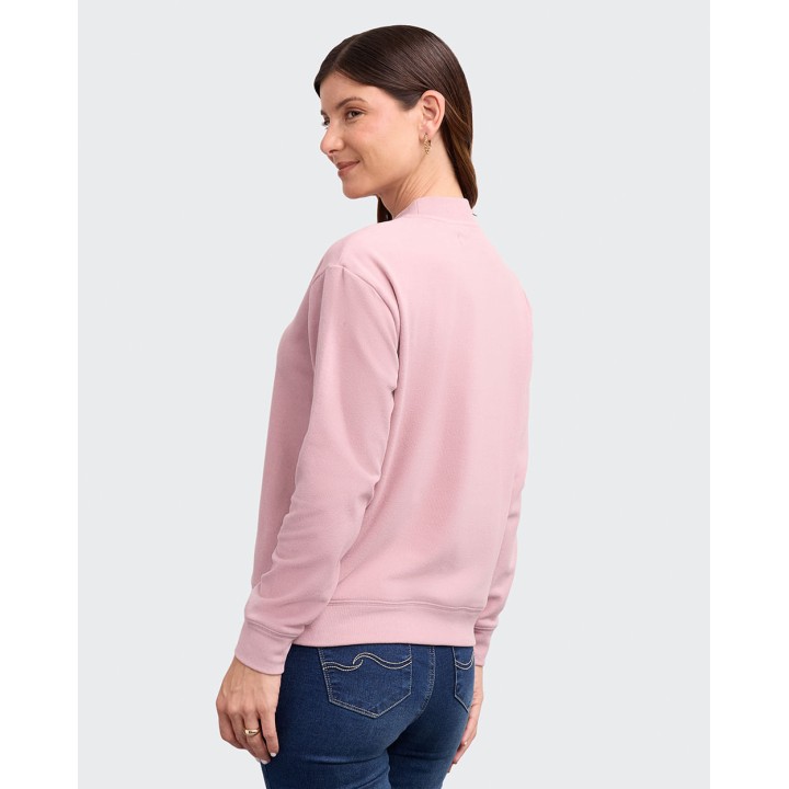 Polera Mujer Caro Malva Rosa