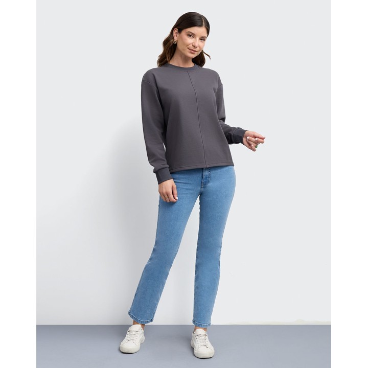 Polera Mujer Axela Plomo Intenso