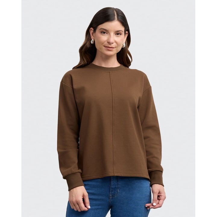 Polera Mujer Axela Marrón