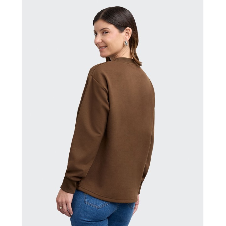 Polera Mujer Axela Marrón