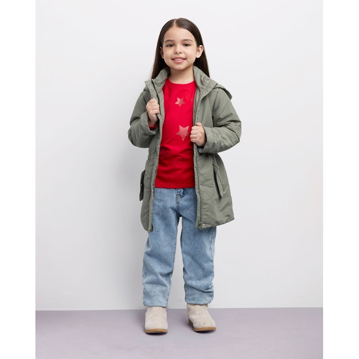 Casaca Niña Antonia Verde Olivo