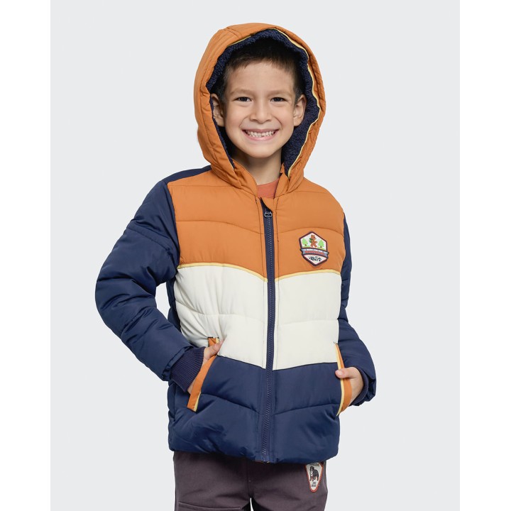 Casaca Niño Jordan Azul Nautico / Naranja Ochre