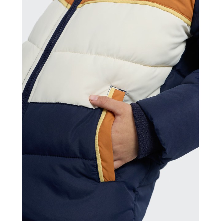 Casaca Niño Jordan Azul Nautico / Naranja Ochre