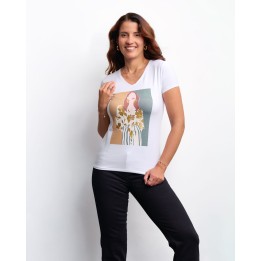 Polo Mujer Romelia Blanco Optico