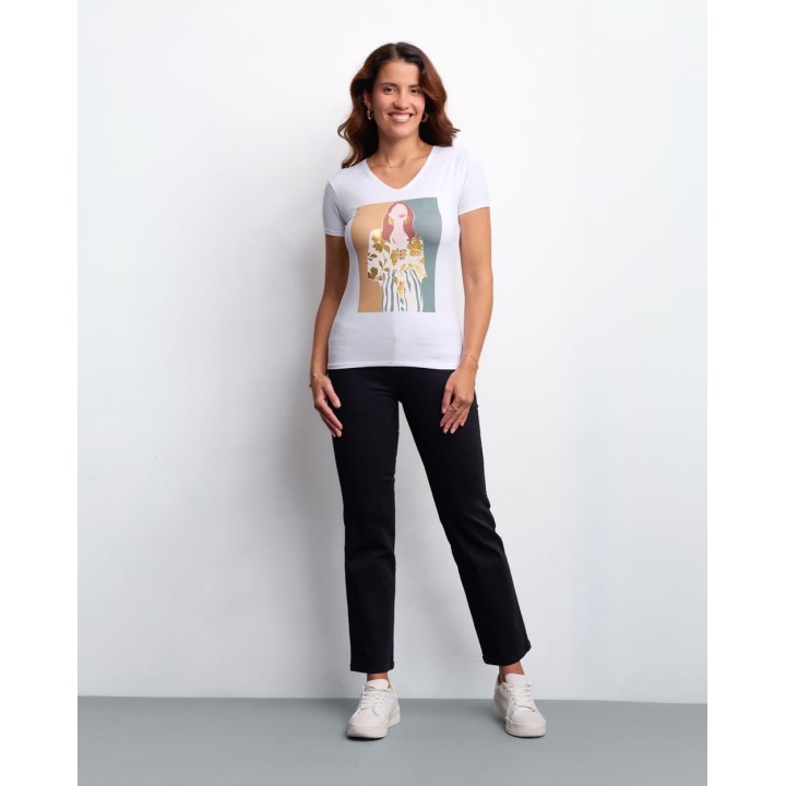 Polo Mujer Romelia Blanco Optico