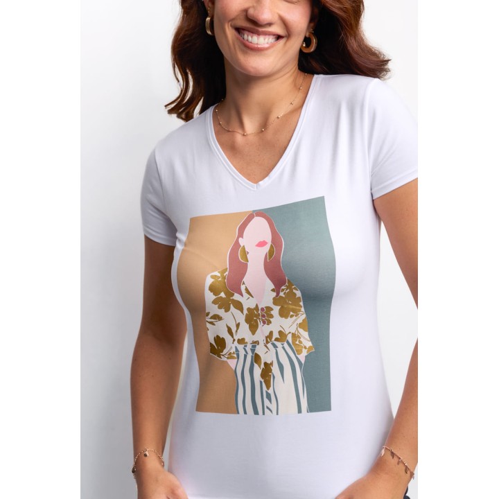 Polo Mujer Romelia Blanco Optico