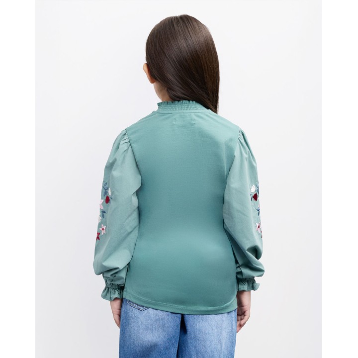 Polo Niña Norelis Verde Slate
