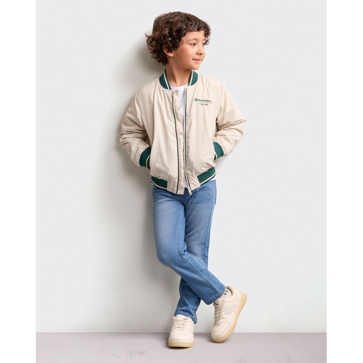 Casaca Niño Roberto Beige Crema