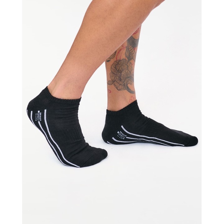 Calcetines Pack x 3 Hombre Marcos Blanco/Gris/Negro